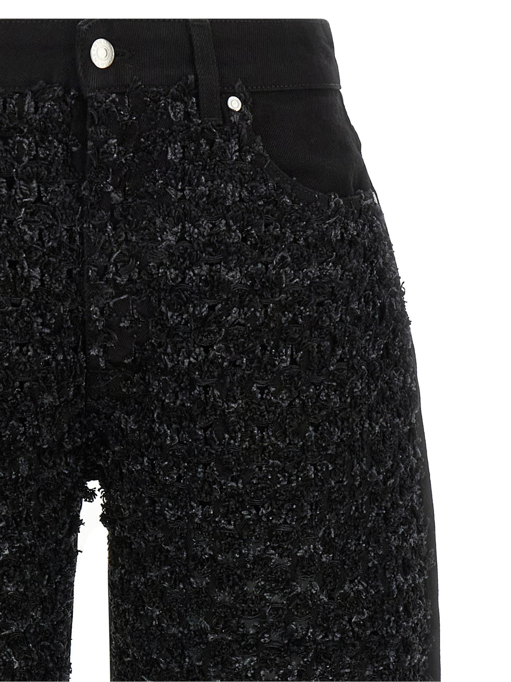 Black Cotton Jeans Denim