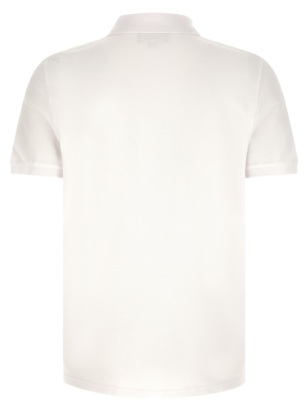 White Cotton Polo Shirt