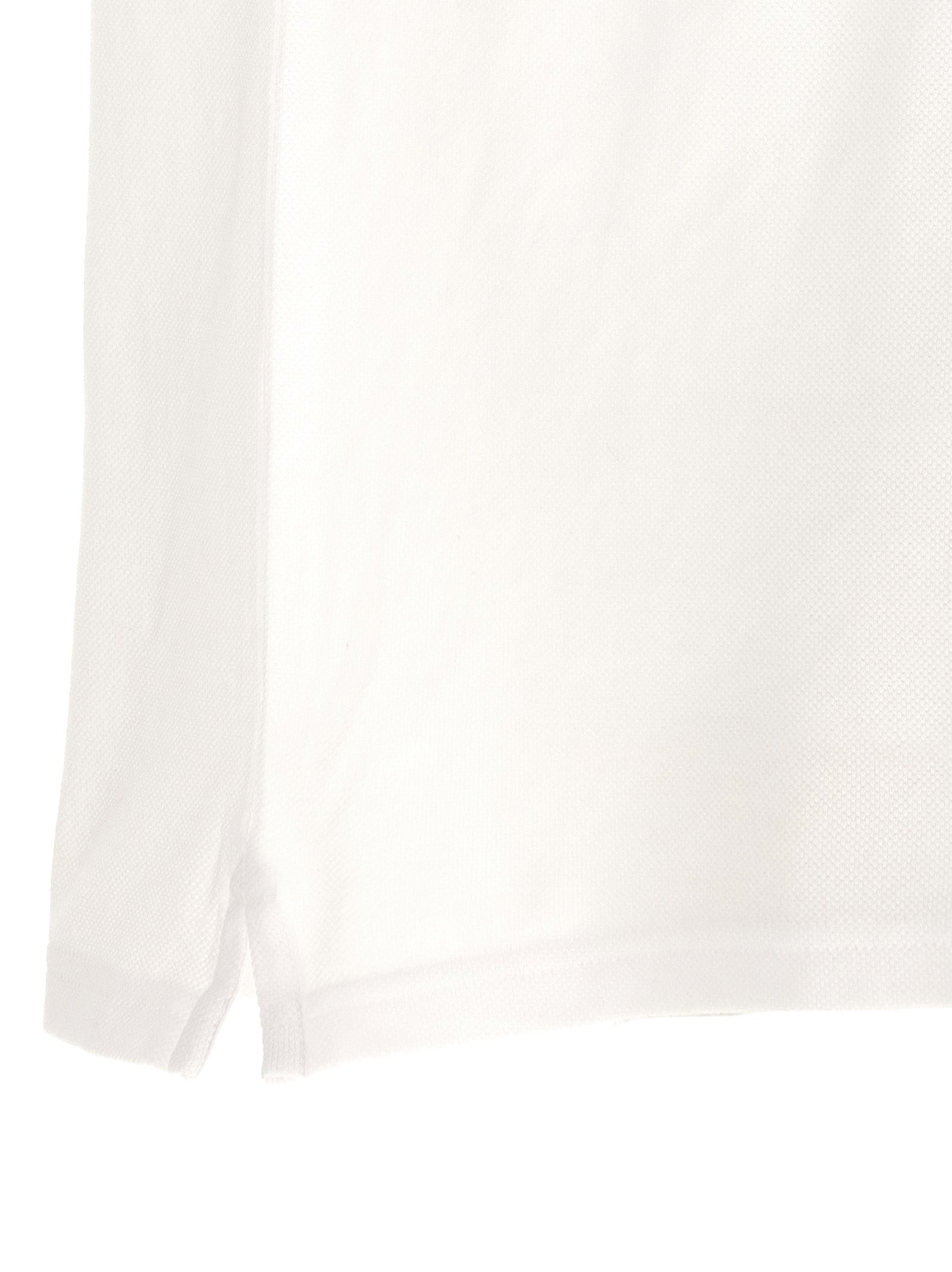 White Cotton Polo Shirt