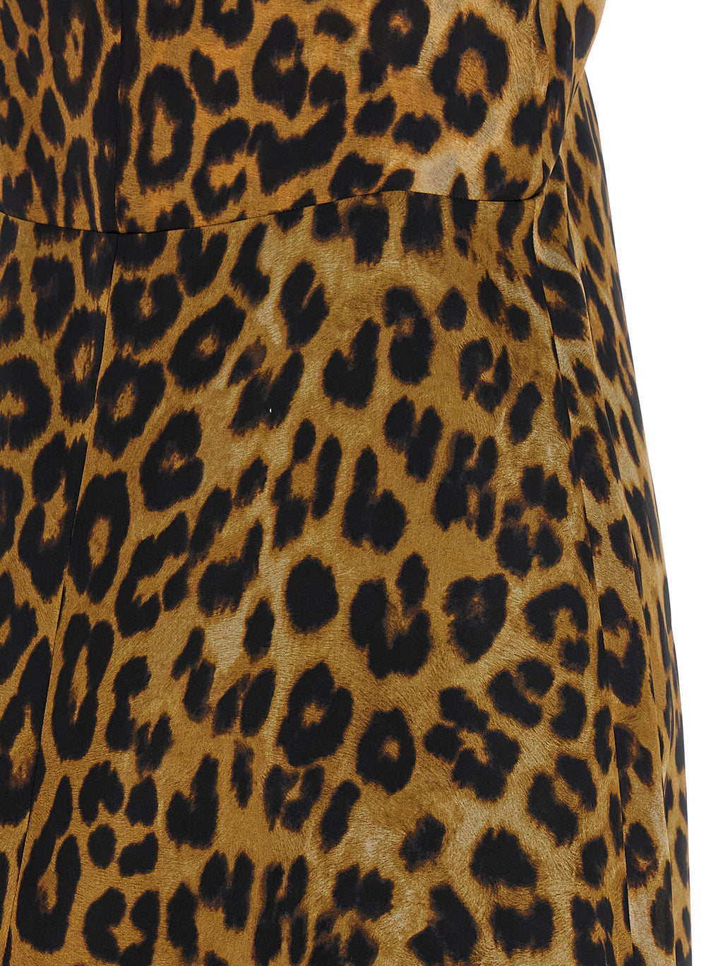 Brown Silk Long Dress