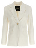 White Linen Blazer