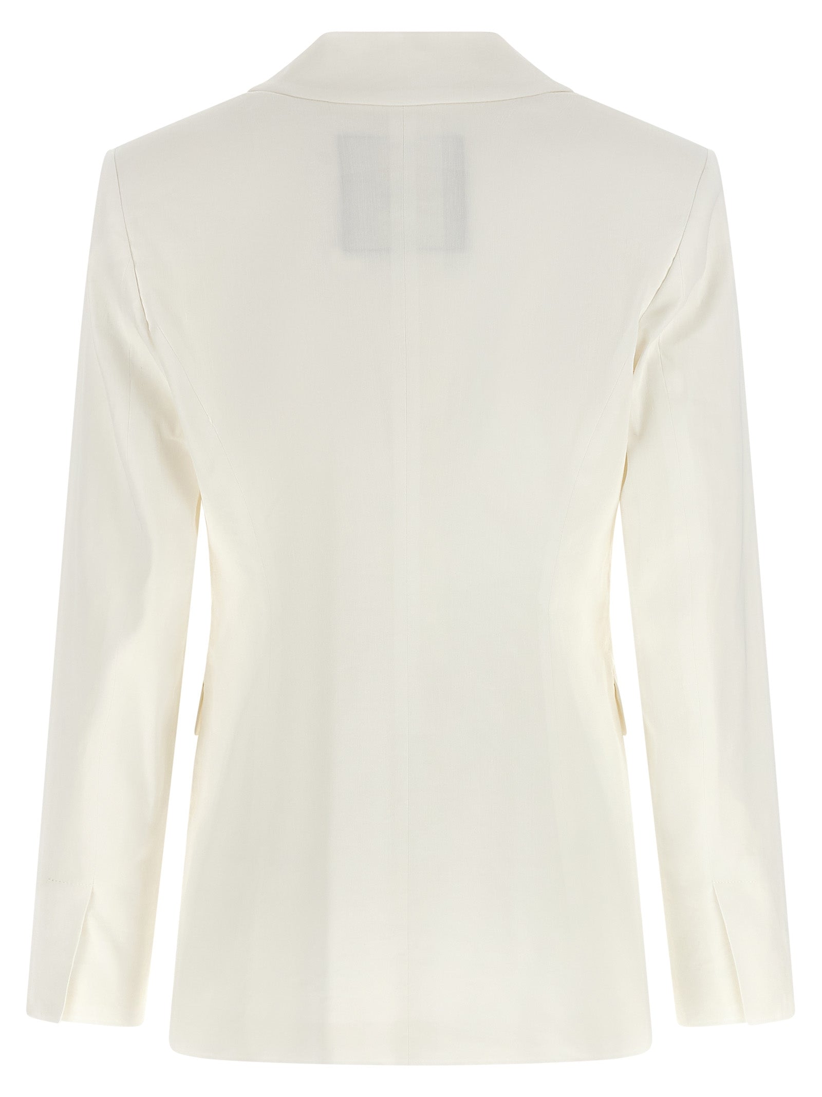 White Linen Blazer