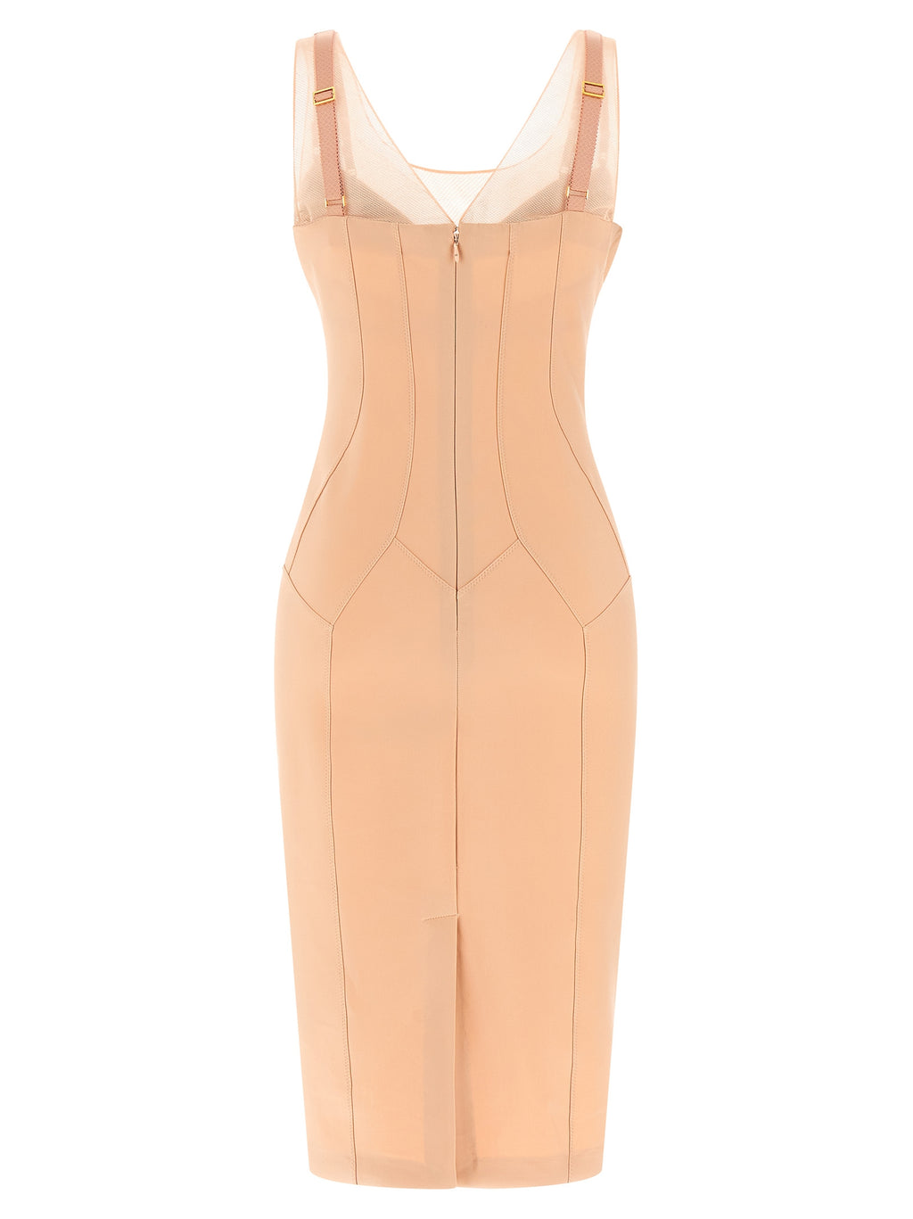 Multicolor Polyamide Midi Dress