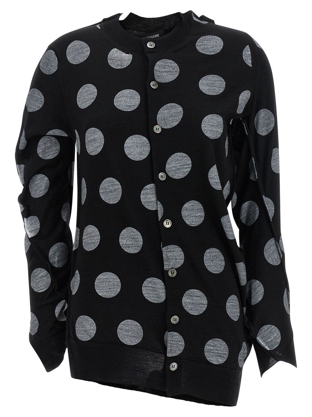 Bicolor Wool Cardigan