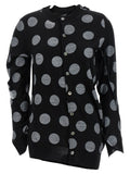 Bicolor Wool Cardigan