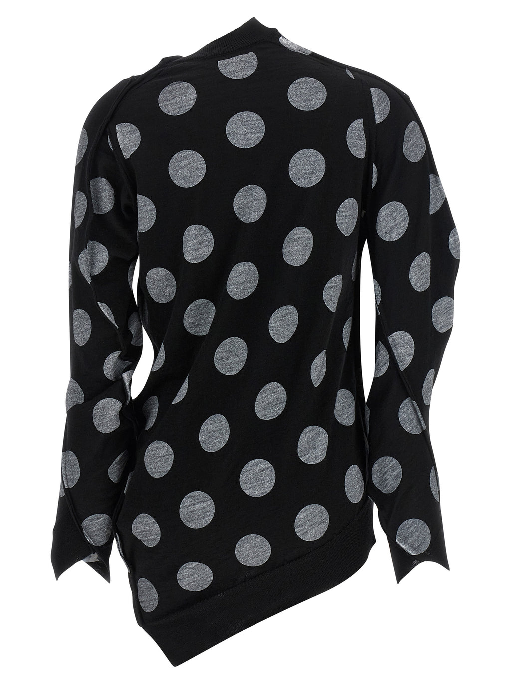 Bicolor Wool Cardigan