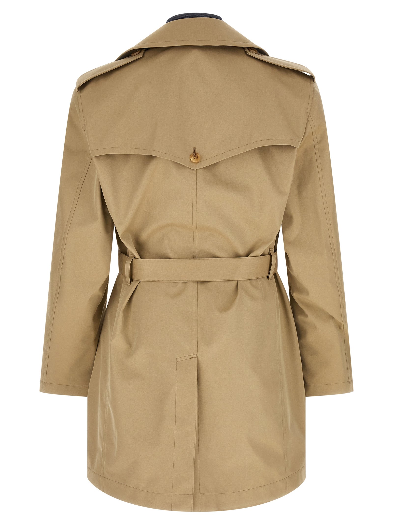 Beige Cotton Coat