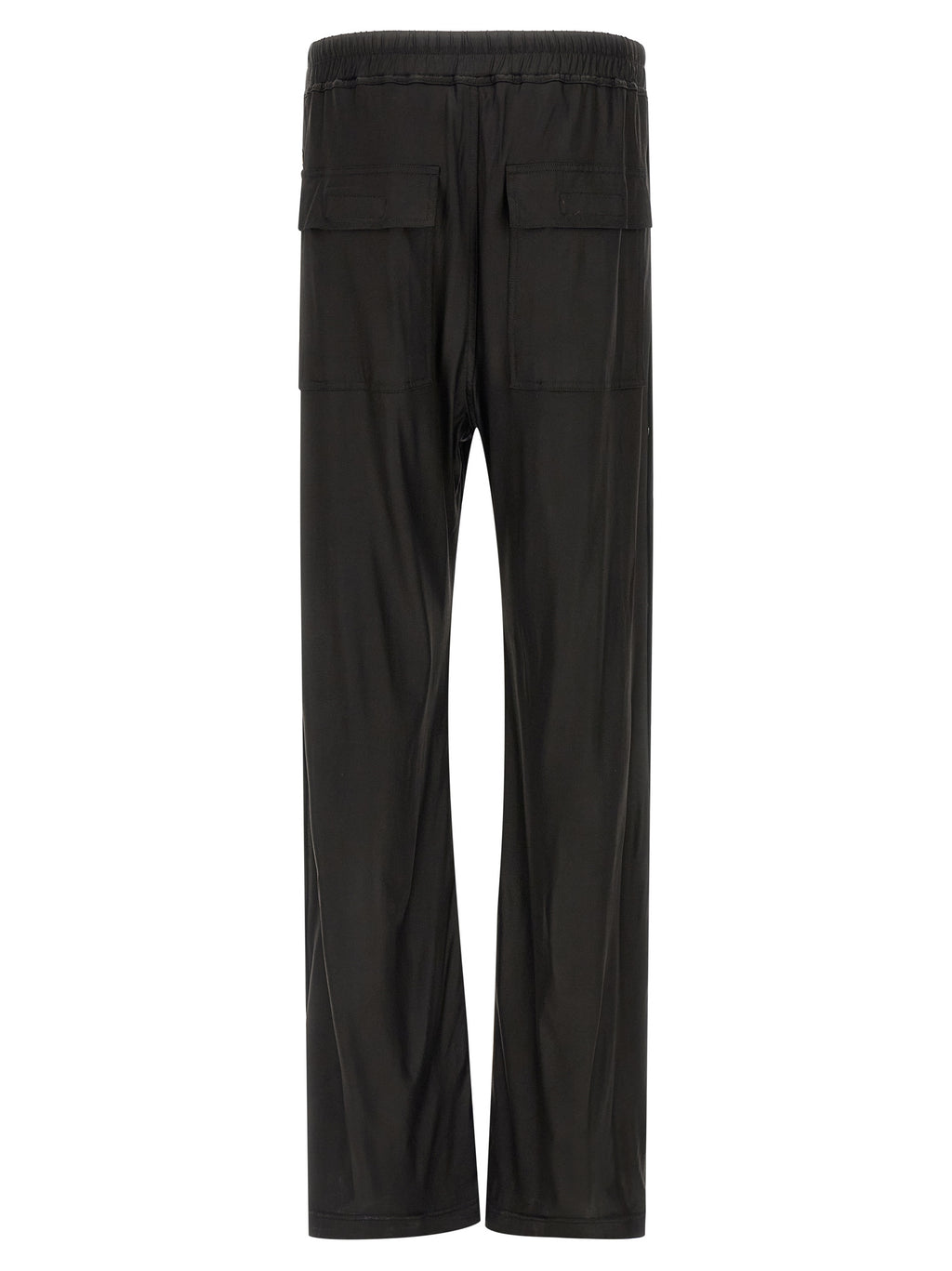 Black Acetate Casual Pants