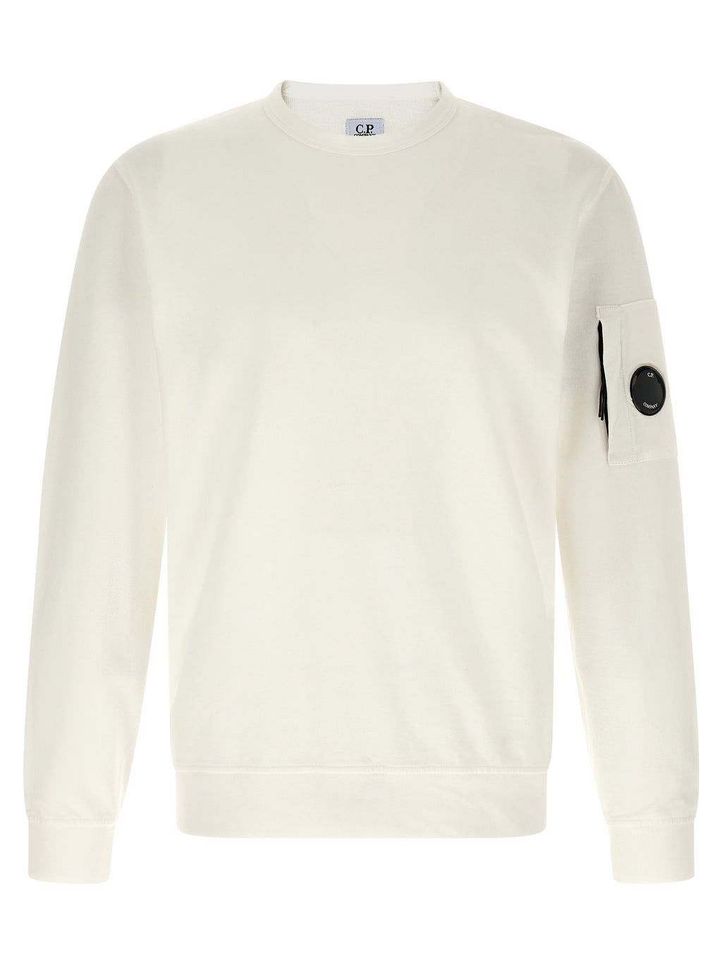 White Cotton Sweatshirt