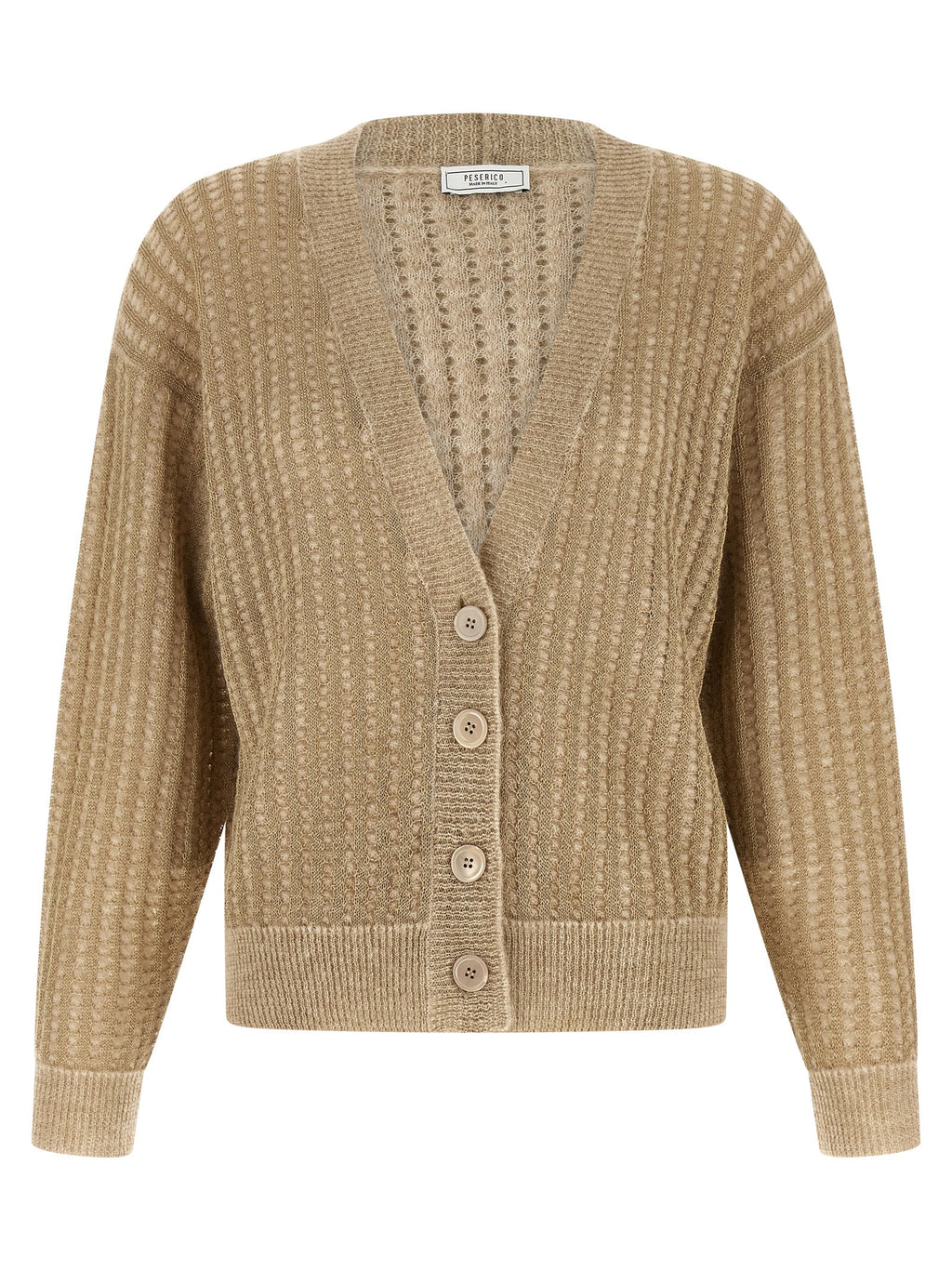 Beige Viscose Cardigan