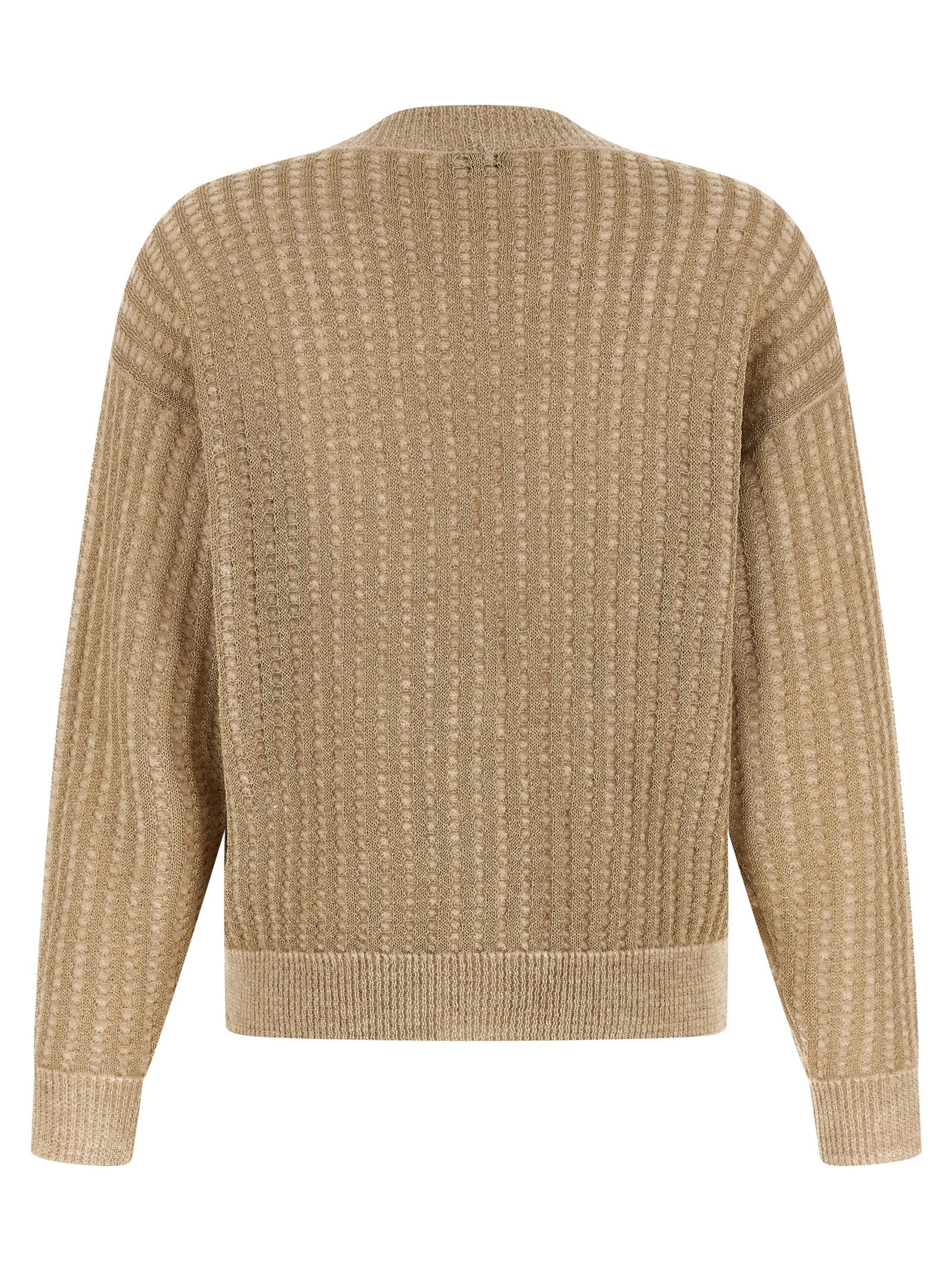 Beige Viscose Cardigan