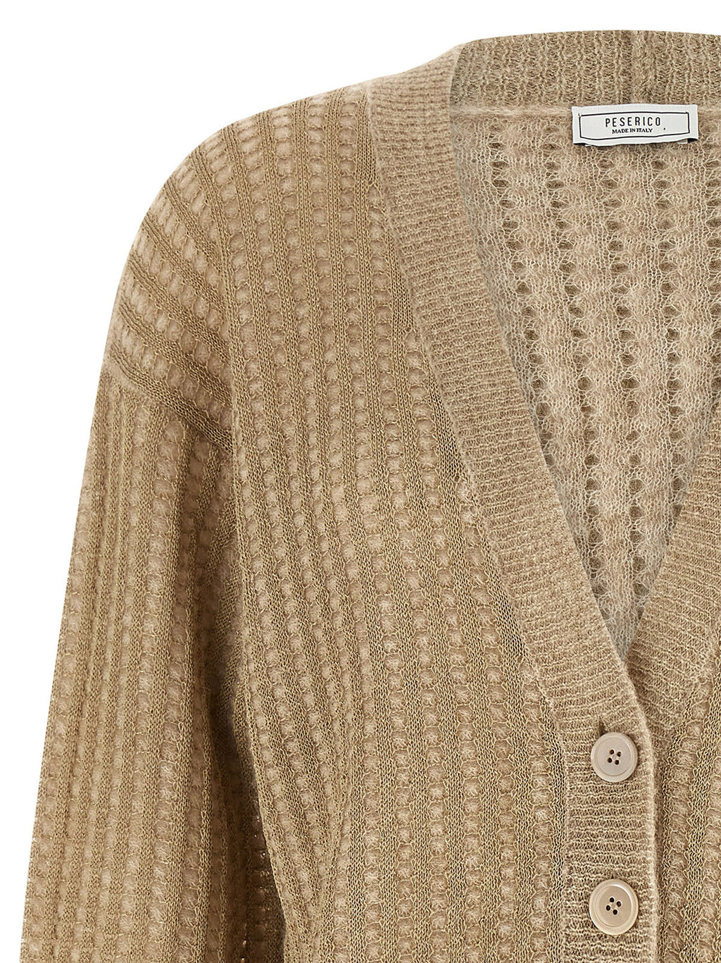 Beige Viscose Cardigan