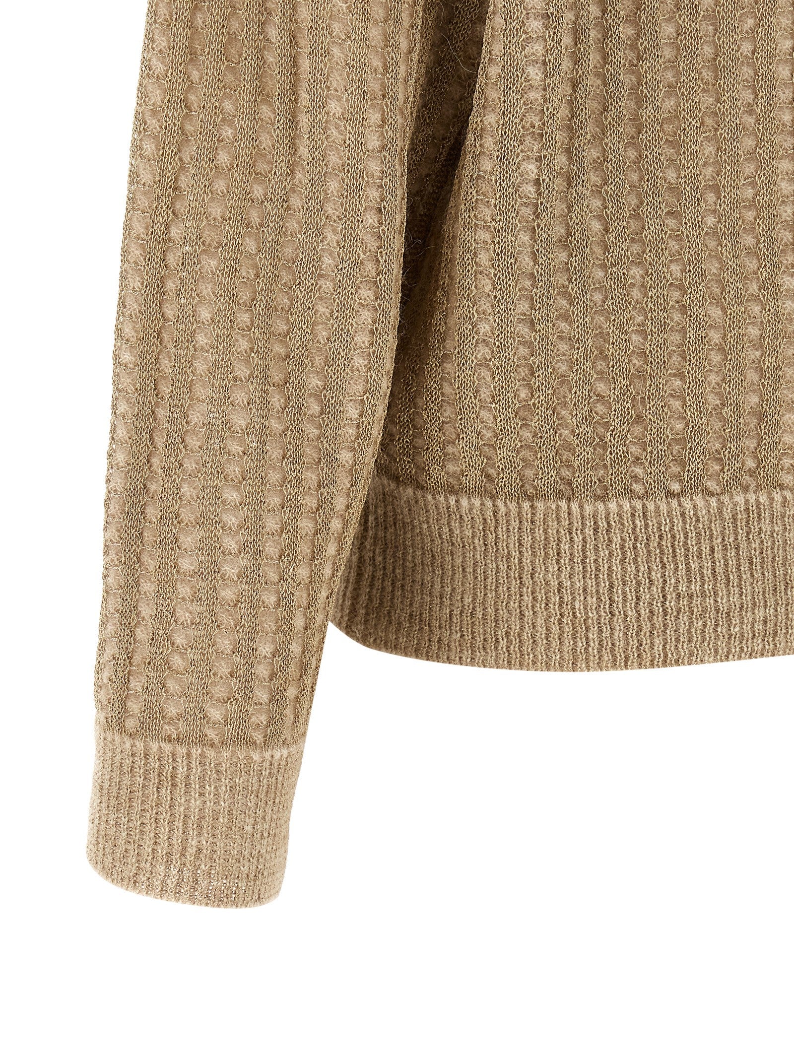 Beige Viscose Cardigan
