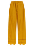 Bicolor Cotton Casual Pants