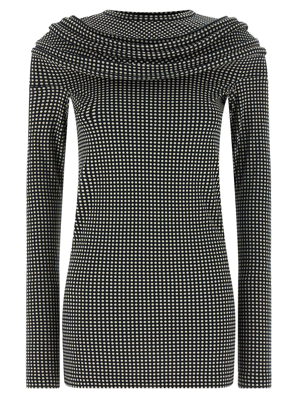 Bicolor Cotton Short Dress