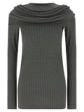 Bicolor Cotton Short Dress