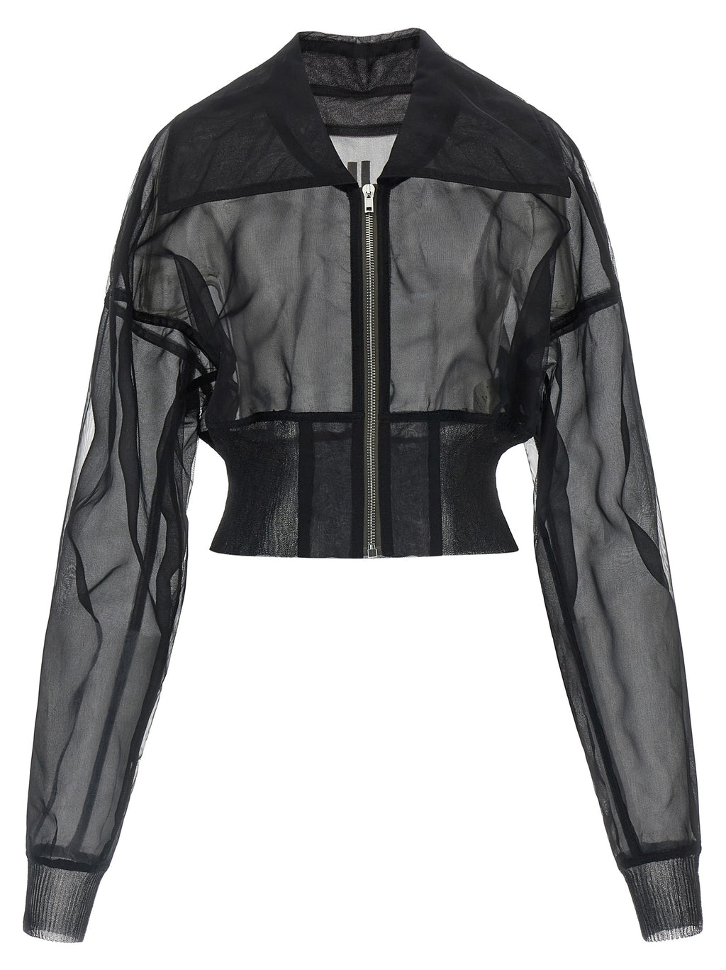 Black Nylon Bomber