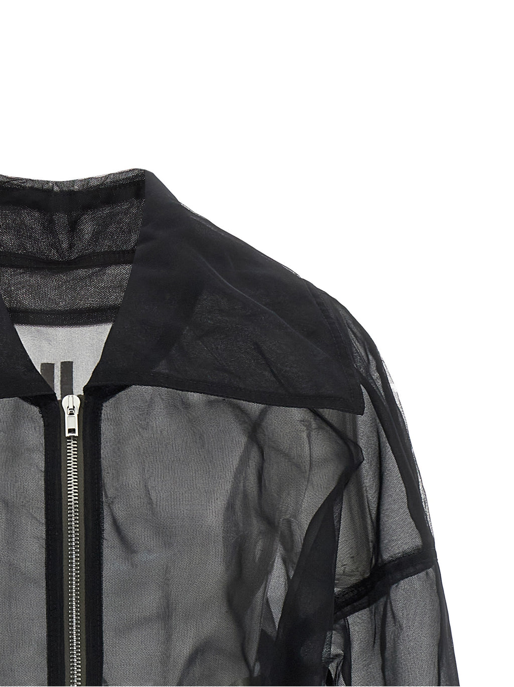 Black Nylon Bomber