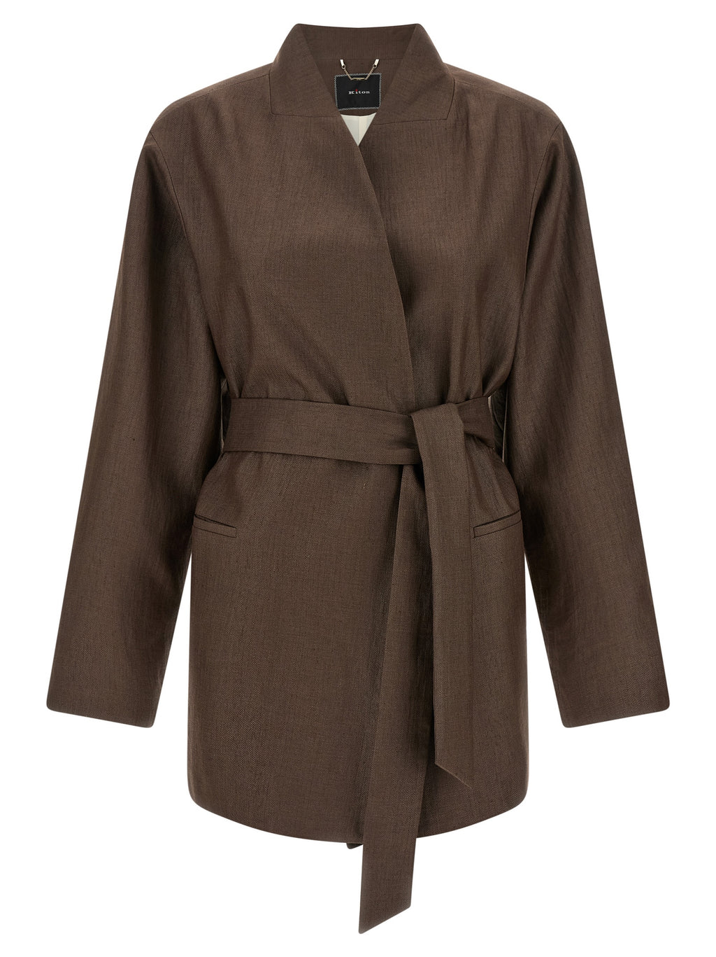 Brown Polyamide Blazer