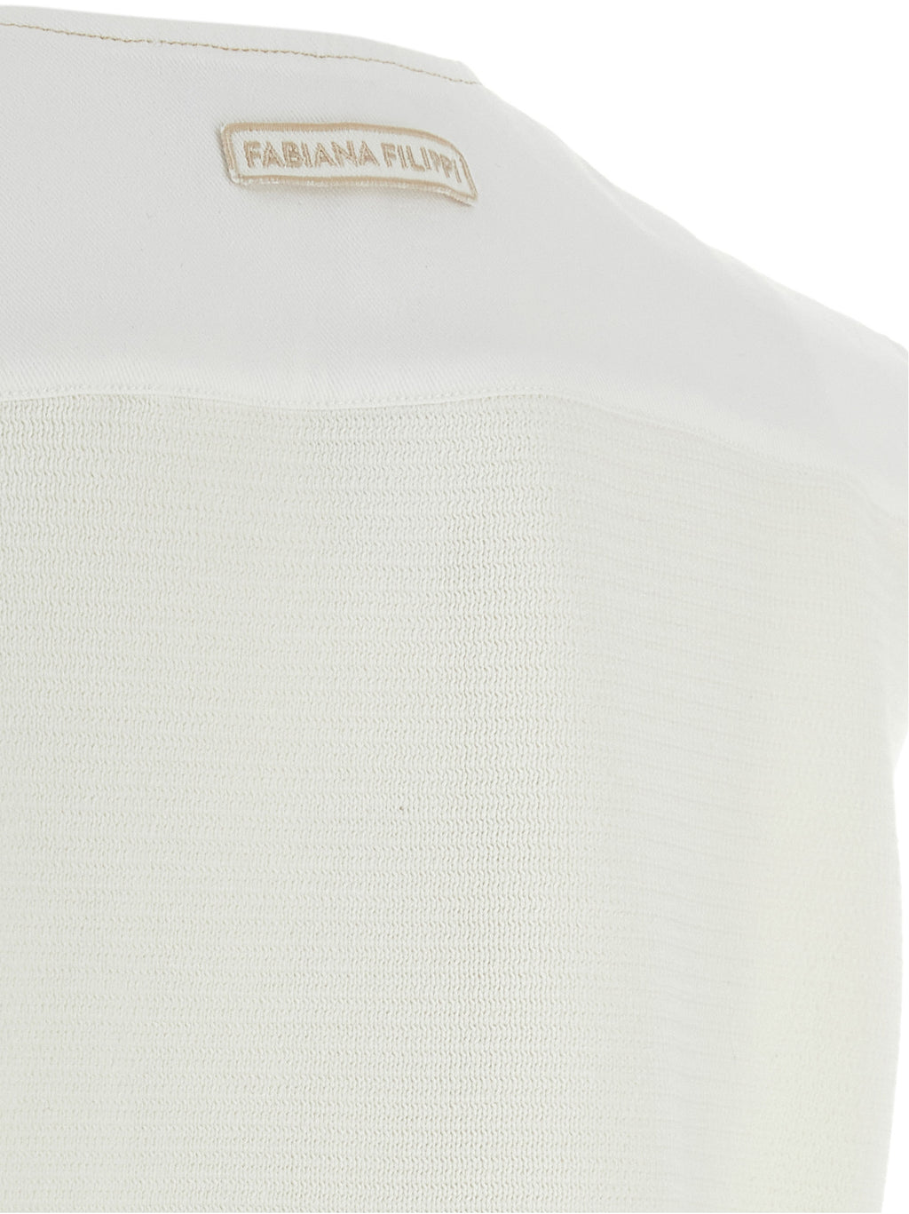 White Cotton Sleeveless Jacket