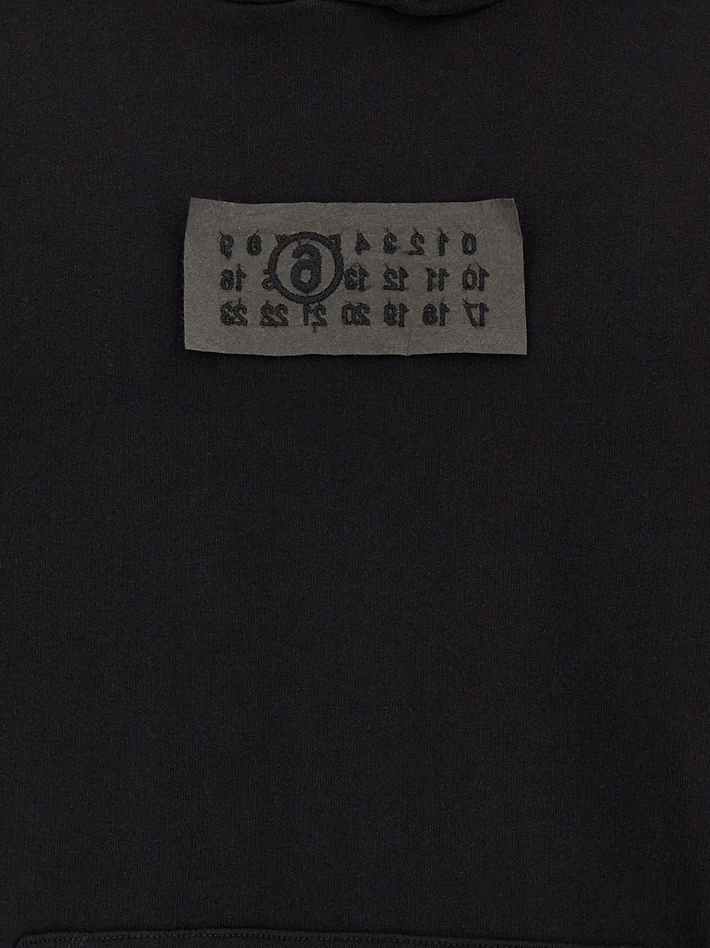 Black Cotton Sweatshirt