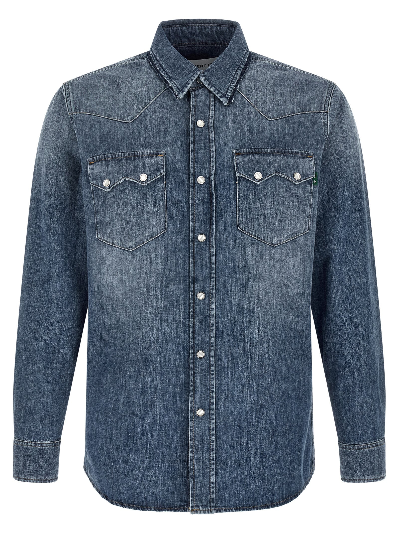 Blue Cotton Blouse