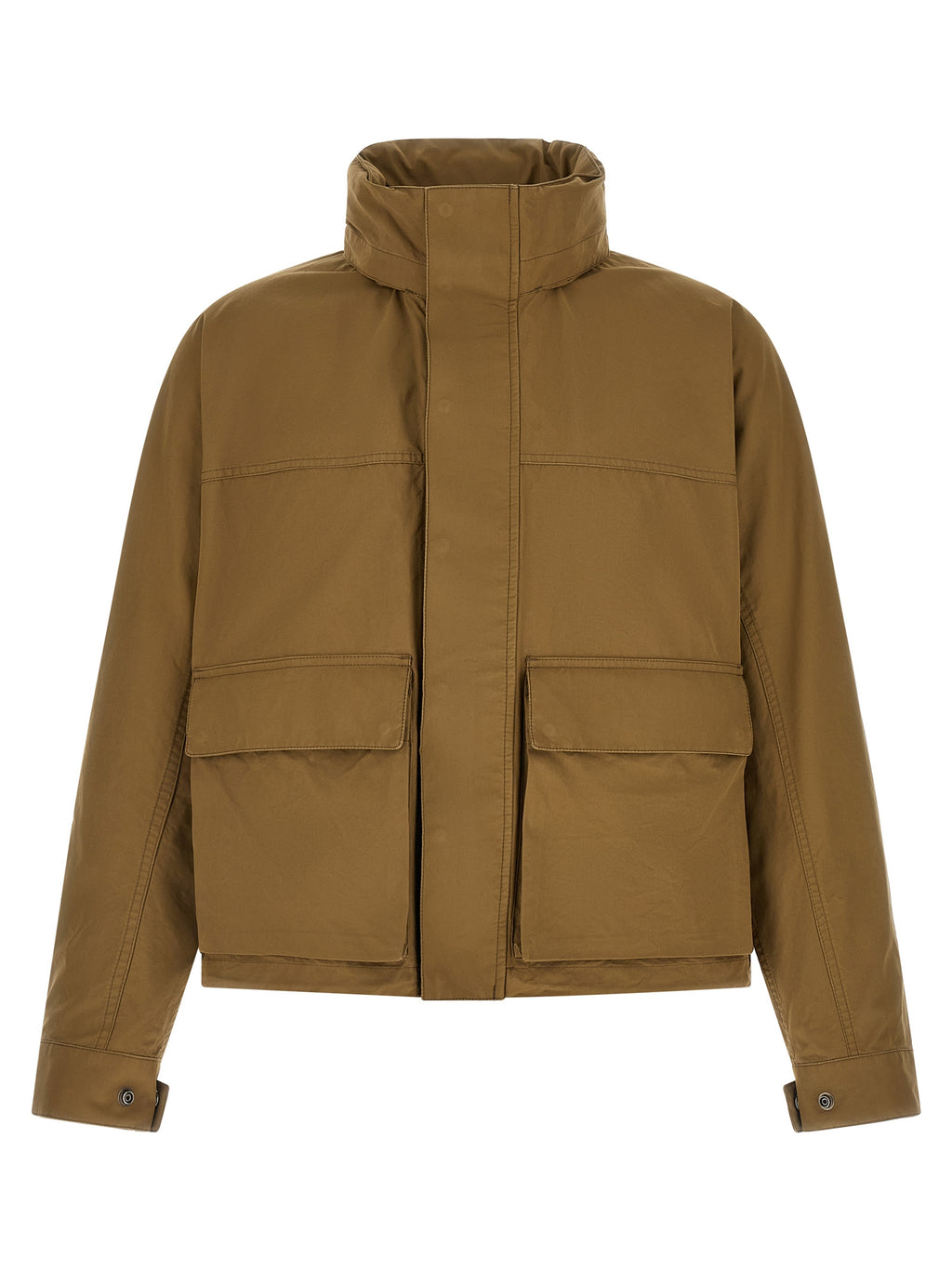 Bicolor Cotton Parka