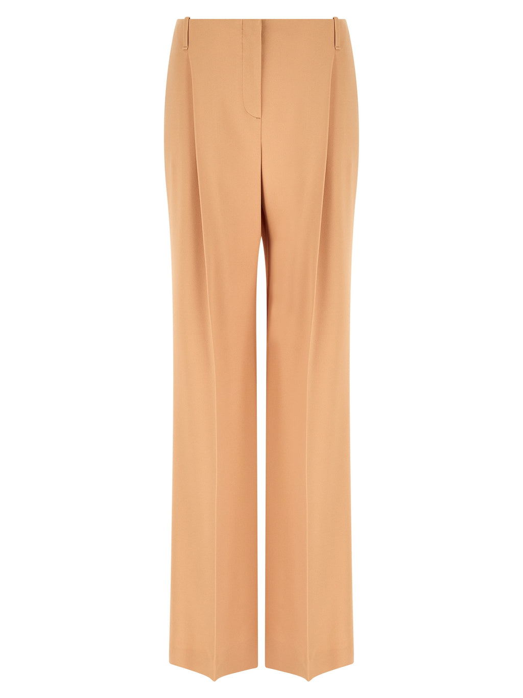 Beige Acetate Casual Pants