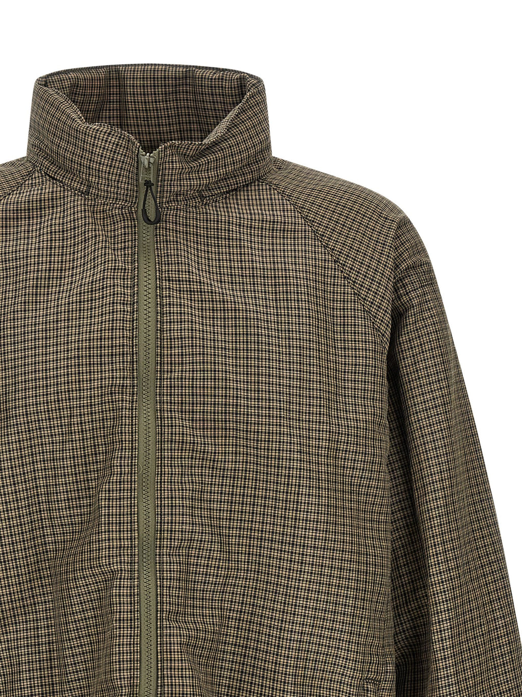 Bicolor Linen Shell Jacket