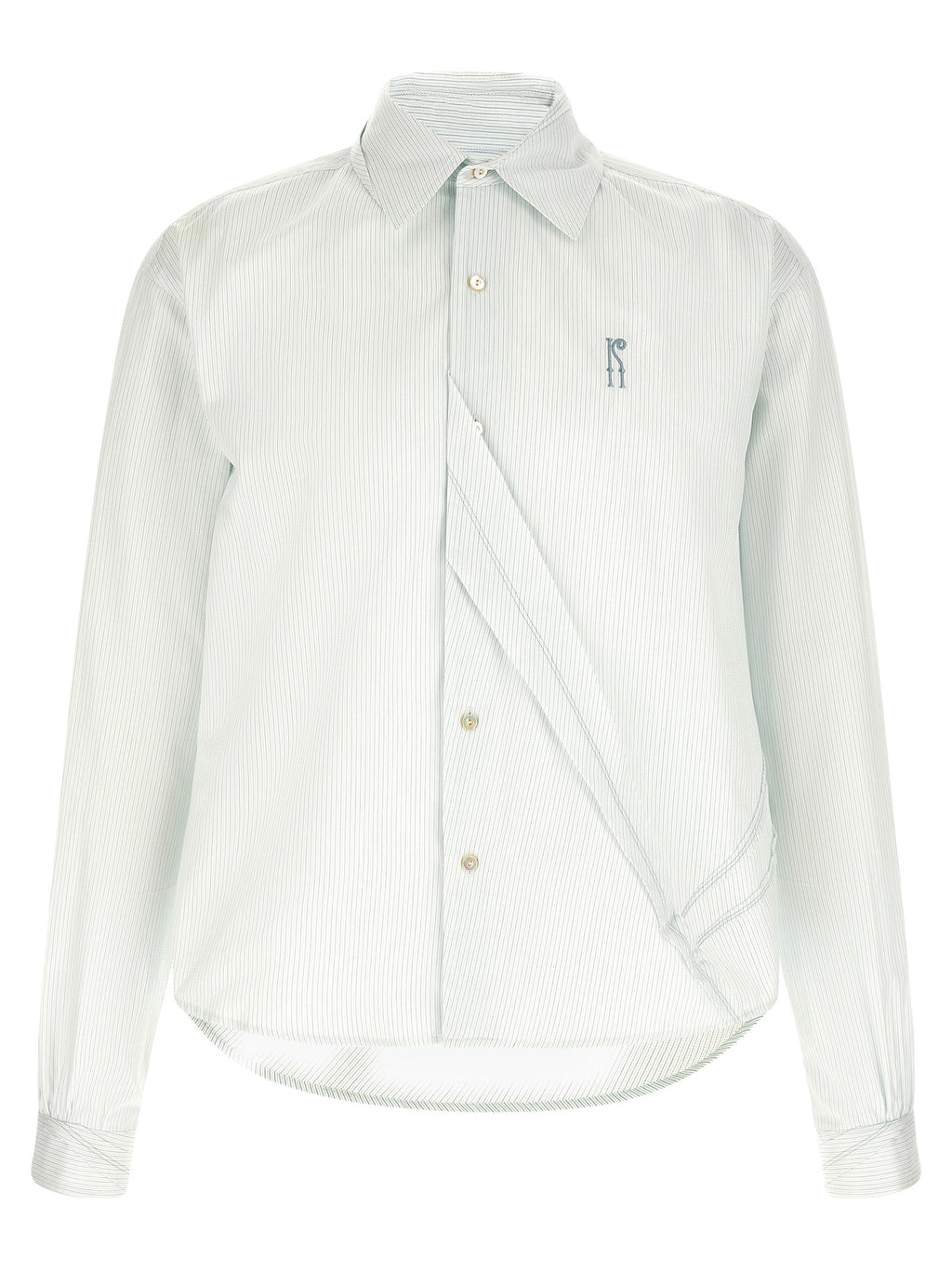 Bicolor Cotton Blouse