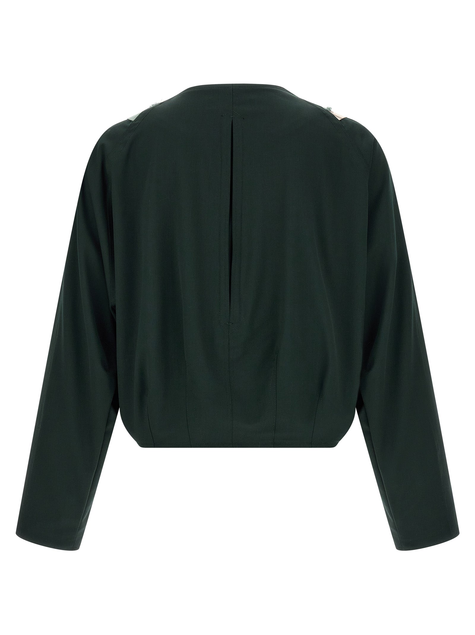 Multicolor Virgin Wool Shell Jacket