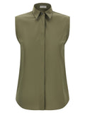 Bicolor Cotton Blouse