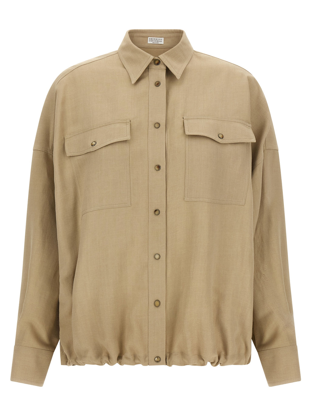 Beige Viscose Blouse