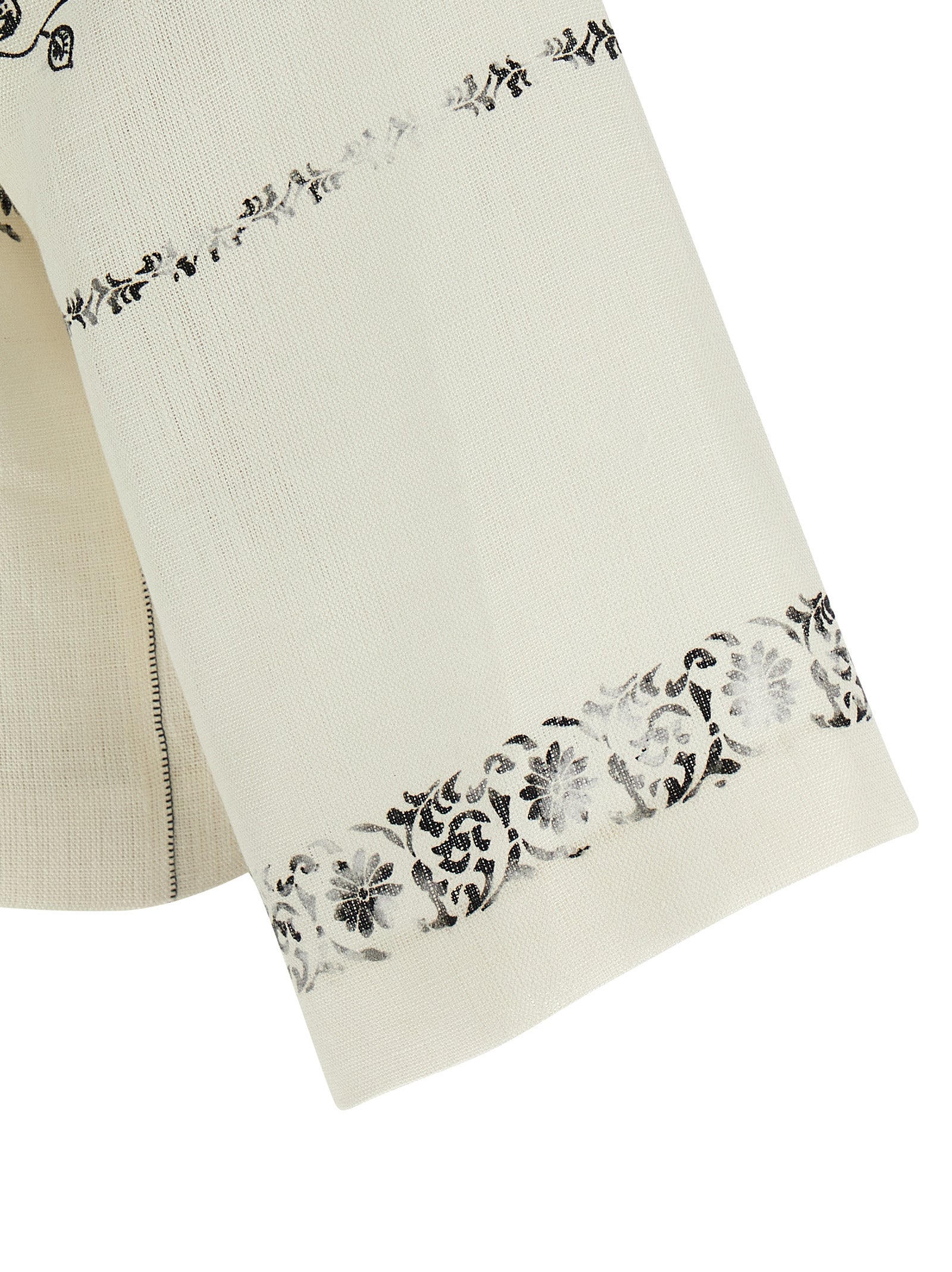 Bicolor Linen Blouse