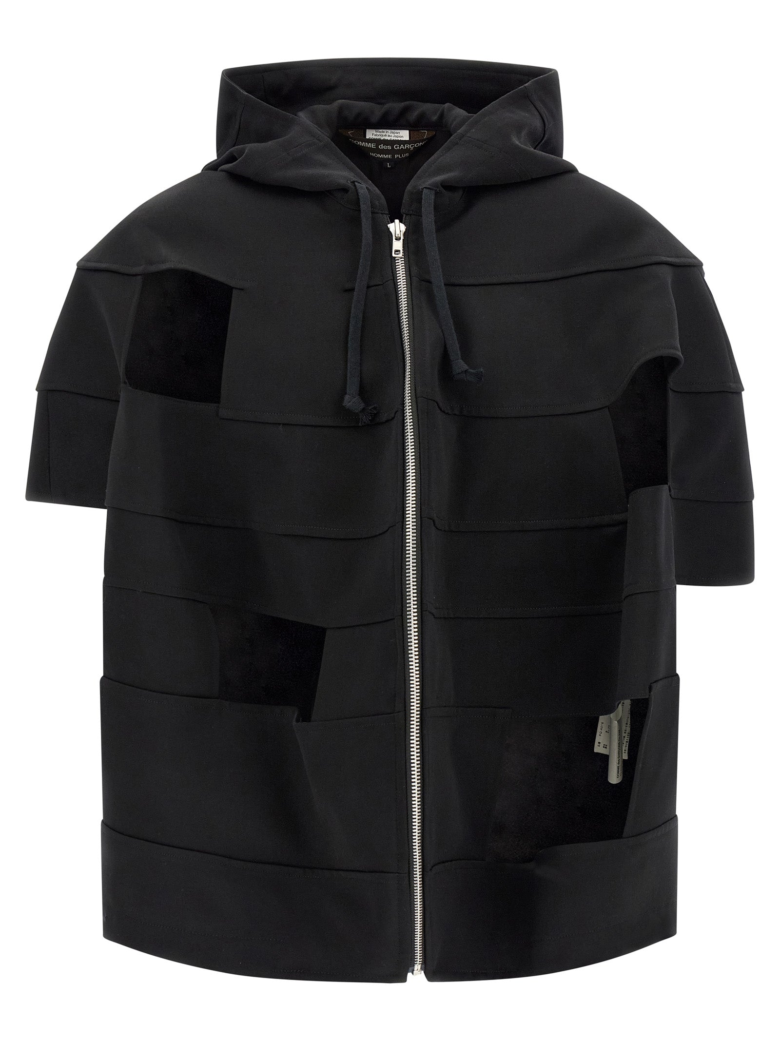 Black Wool Shell Jacket