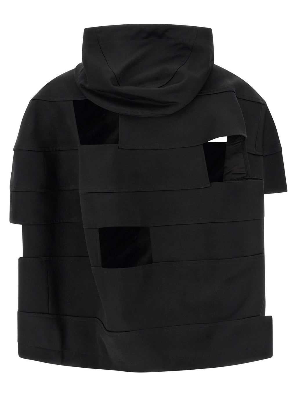 Black Wool Shell Jacket