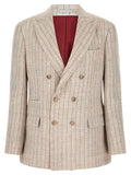 Gray Linen Blazer