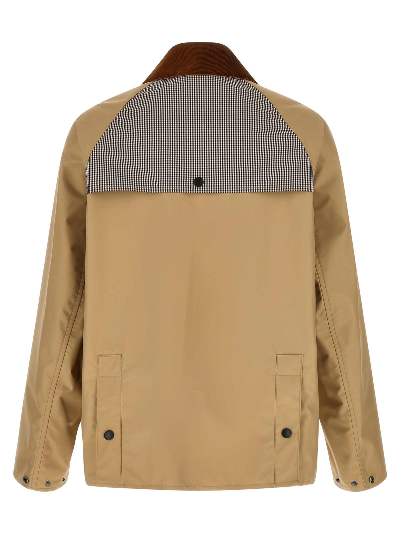 Beige Nylon Shell Jacket