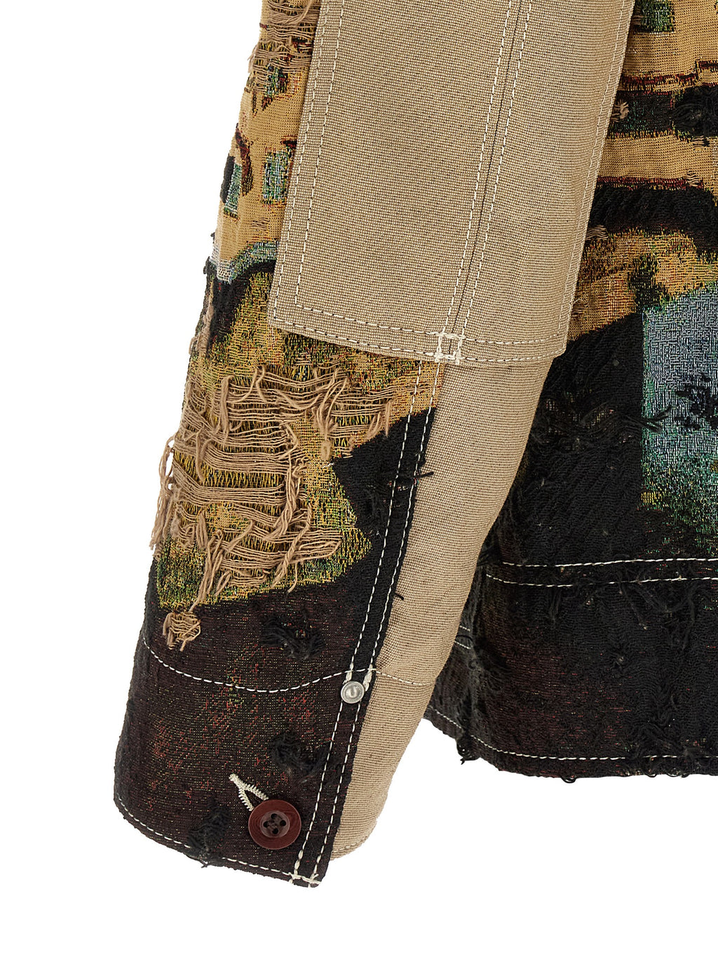 Multicolor Polyester Jacket