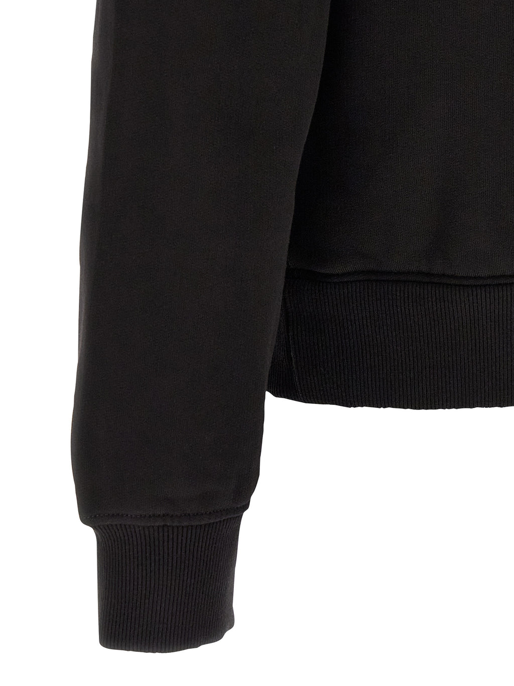 Black Cotton Sweatshirt