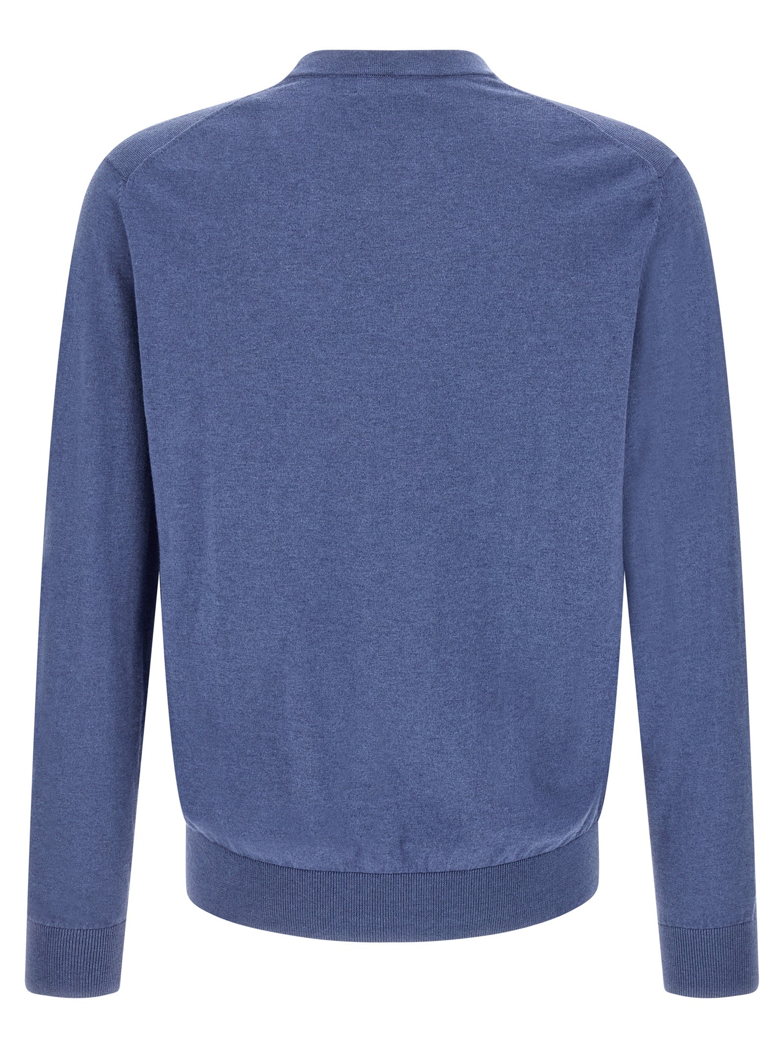 Blue Cotton Cardigan