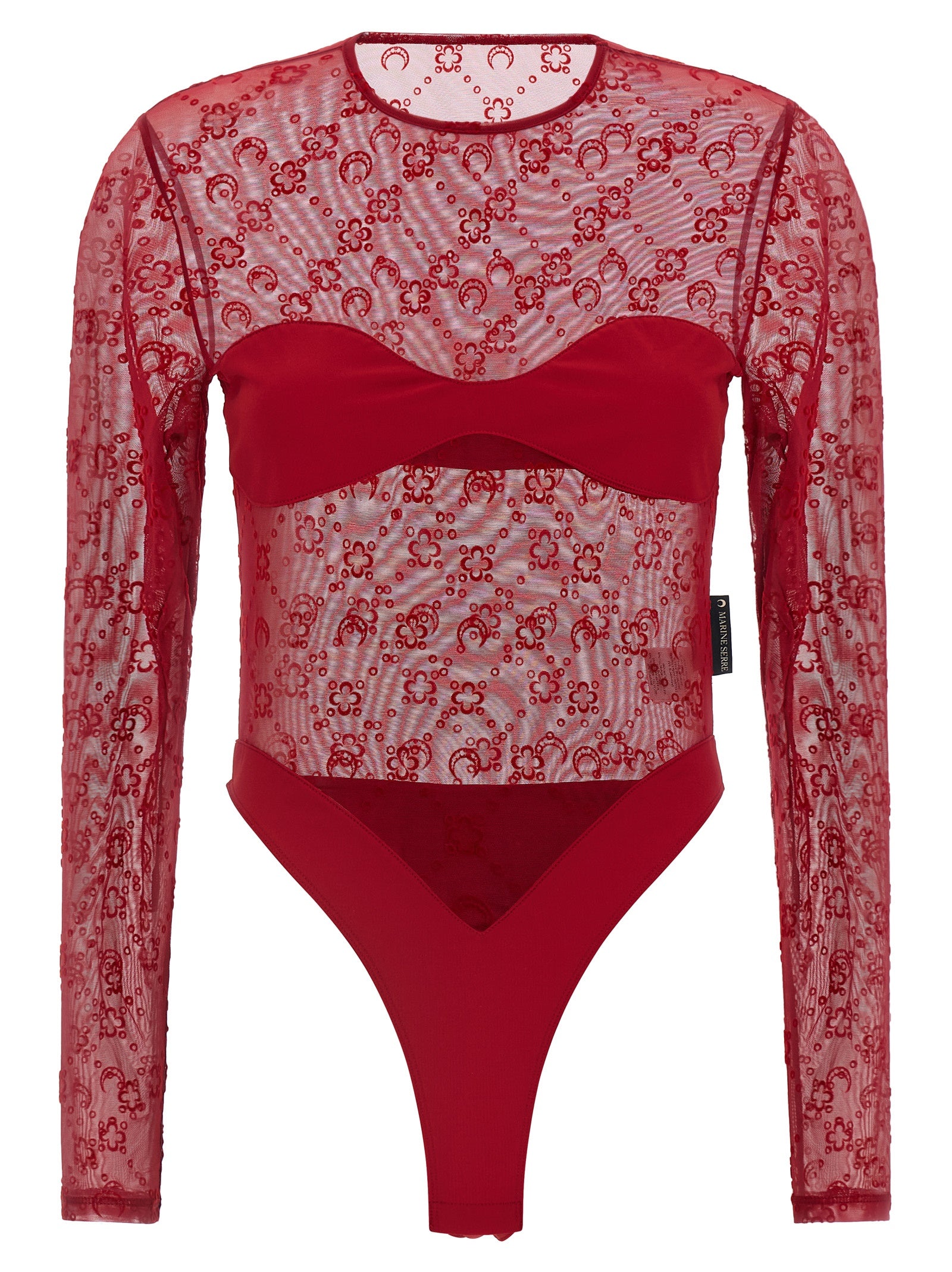 Multicolor Polyamide Bodysuit