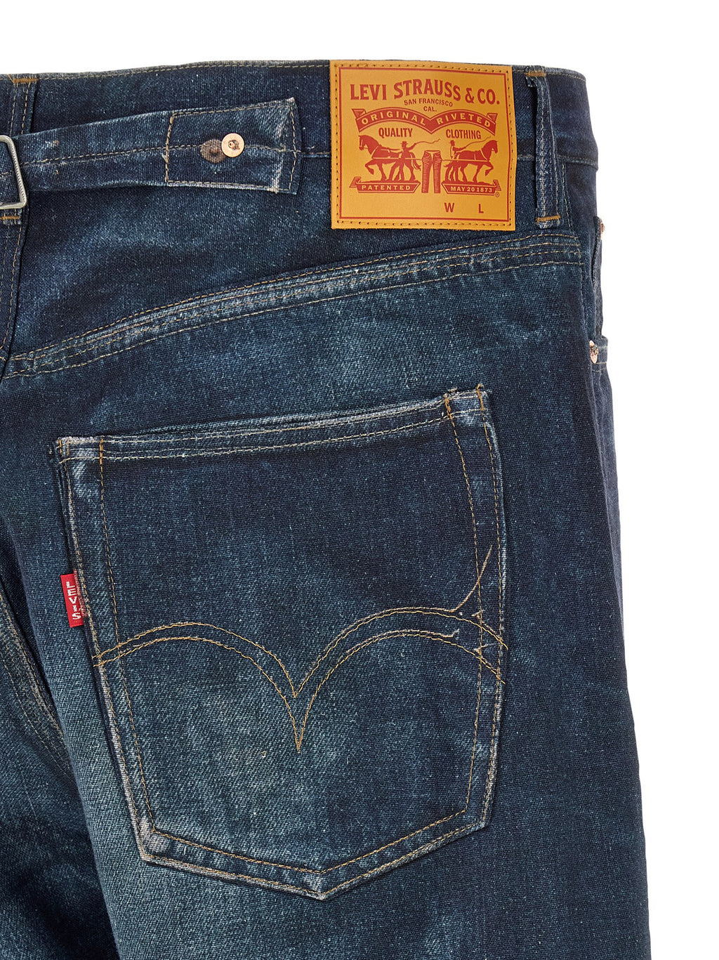 Blue Linen Jeans Denim
