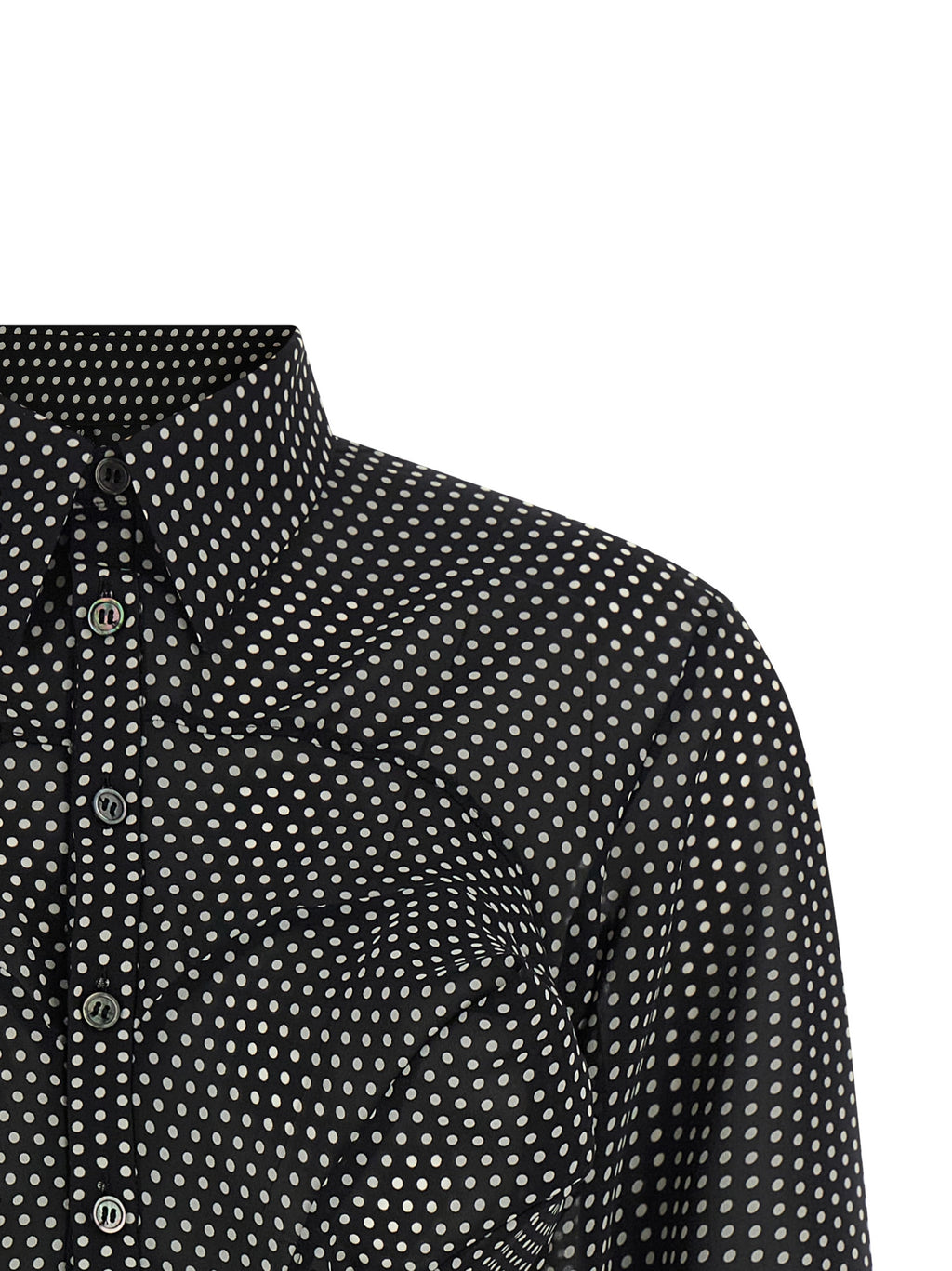 Bicolor Polyester Blouse
