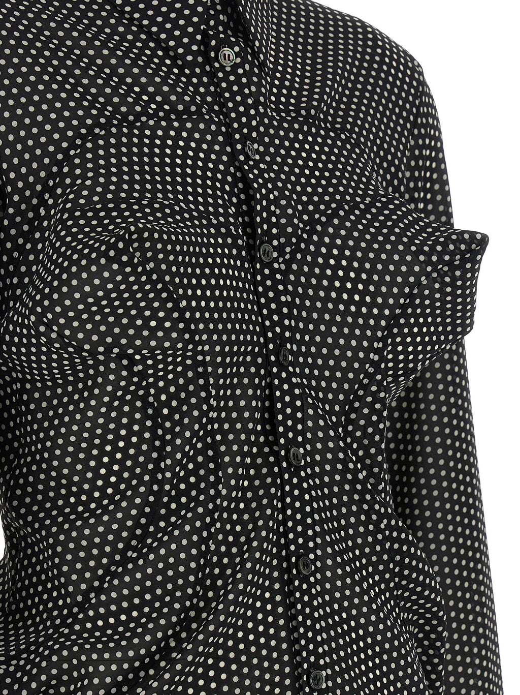 Bicolor Polyester Blouse