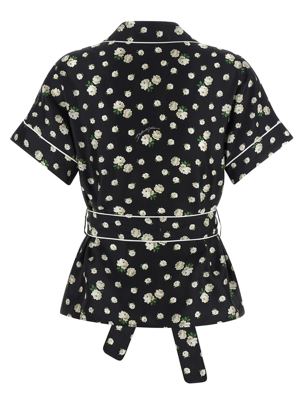 Black Silk Blouse