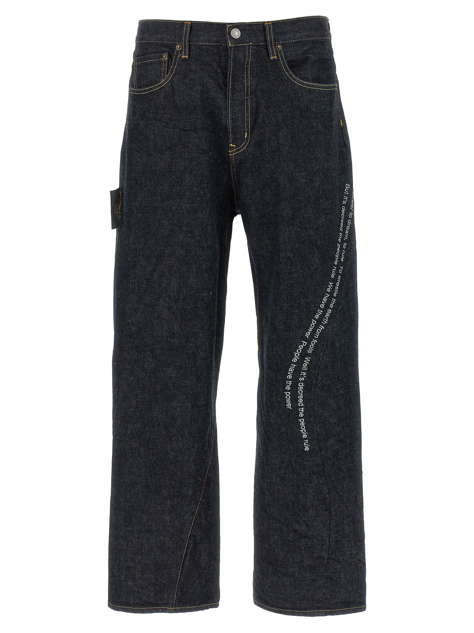 Blue Cotton Jeans Denim