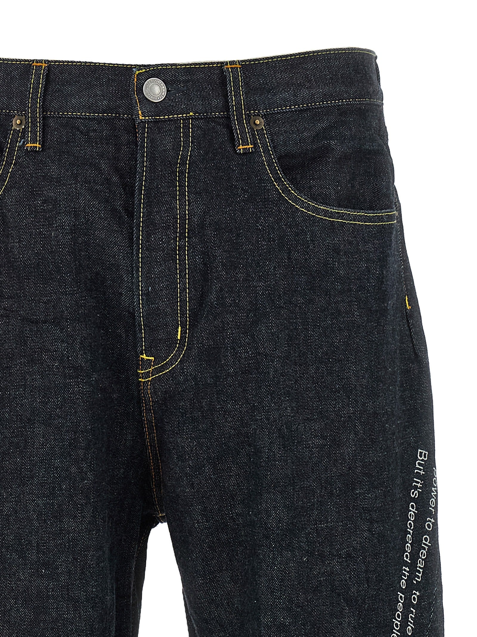 Blue Cotton Jeans Denim