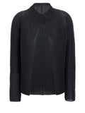 Black Polyester Cardigan