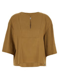Beige Linen Blouse